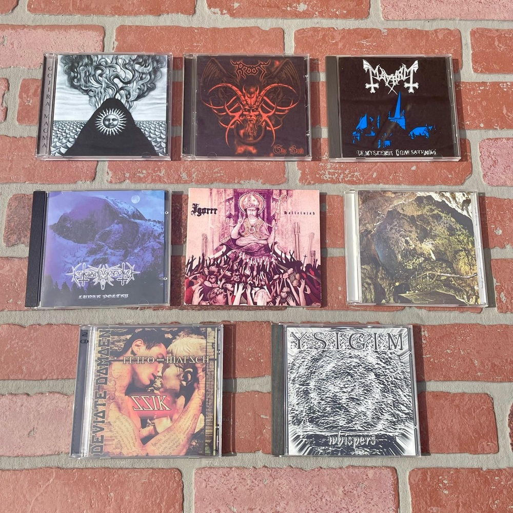 Igorrr ‎YSIGIM Nokturnal Mortum Gojira Deinonychus MAYHEM Heavy Metal CD LOT